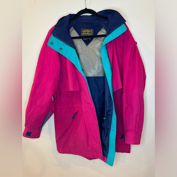 Eddie Bauer pink raincoat/windbreaker, women’s size medium - Picture 1 of 7